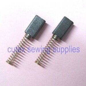 Pair Carbon Brush With Spring #708C1-15 For Eastman Chickadee (D2) Cutter