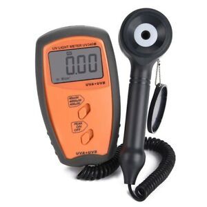 Luxmeter UV Light Meter Digital Portable Handheld UV Light Meter UVA UVB Measure