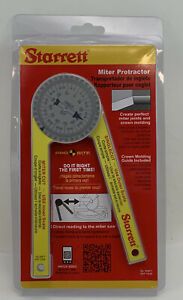 New Starrett Pro Site Series Miter Saw Protractor 505P-7