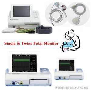 Fetal Monitor real-time acquire abnormal FHR,TOCO,FMOV 3 in 1Transducers alarm