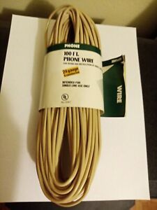 100&#039; Length 4 Conductor 24 Gauge UL Cable Phone Wire Type CM 24 AWG;4/C