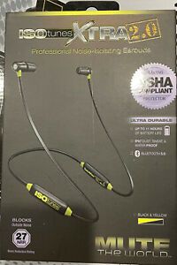 ISOtunes IT-22 XTRA 2.0 Safety Yellow 85dB Output