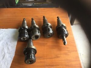 5 cat 40’s collet holders