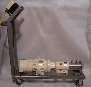 Dynamic multi-frequency mixer emulsifier disperser Bran Luebbe pentax KMF-8 5 hp