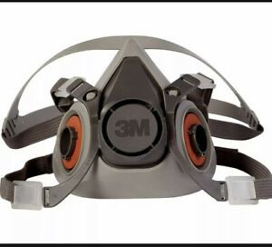 3M 6200 Half Facepiece Reusable Respirator, Respiratory Protection Size MEDIUM