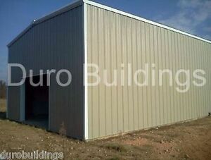 DuroBEAM Steel 30&#039;x40&#039;x22&#039; Metal I-beam Barn Building Machine Shed Kit DiRECT