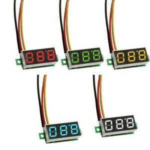Voltmeter LED Panel Meter 0.28in 1pc 3-Wire Accessories Display High Quality