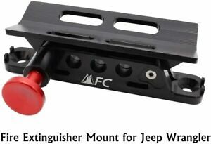 Adjustable Fire Extinguisher Bracket with 4 Clamps for Jeep Wrangler UTV Polaris