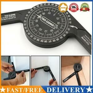 New Miter Saw Protractor Aluminum Alloy Angle Finder Level Meter Goniometer Tool