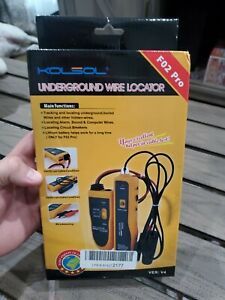 Kolsol F02 Underground Cable Locator, Wire Tracer with Earphone, Cable Tester US