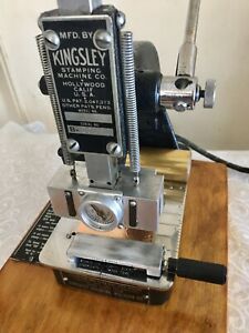 kingsley A-75 hot gold foil machine With One Roll Of Gold Foil
