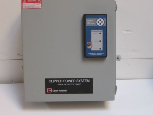Cutler hammer cpssxch208ysdrsxca 30a 208y/120v clipper power sy surge protector for sale