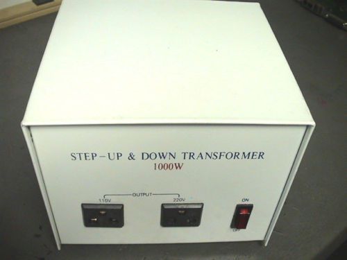 Voltage transformer/converter  100-120 volt step up/down 1000w for sale