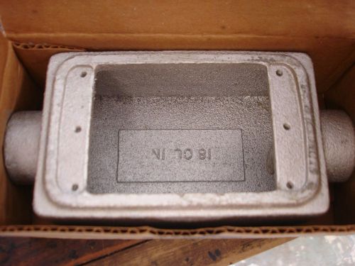 Nib fsc-1-75 appleton malleable iron unilet 3/4&#034; for sale