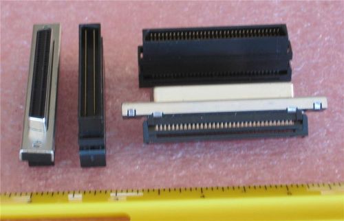 68 PIN D-TYPE  SCSI  IDC FLAT RIBBON CONNECTORS  Qty 8