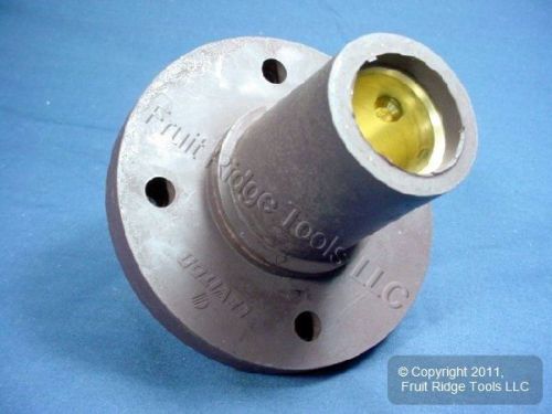 New leviton brown 17 series female cam-type panel receptacle 690a 600v 17r22-h for sale