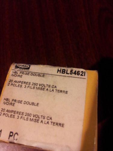 NEW HUBBELL HBL5462I 20A 250V, 6-20R, 2-Pole 3-Wire Grounding