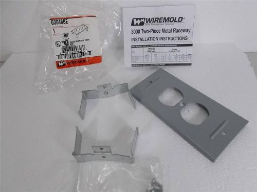 WIREMOLD G3046BE GRAY DUPLEX RECEPTACLE COVER NEW IN PACKAGE FREE SHIP