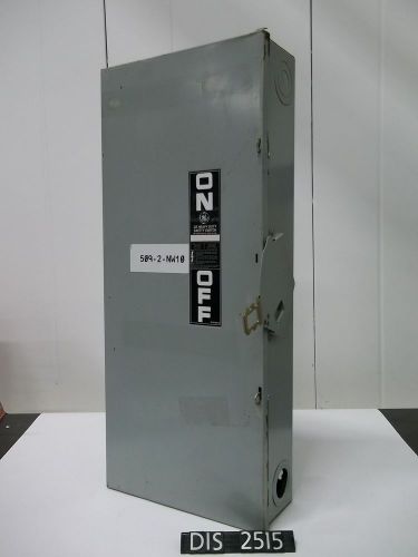 GE 600 Volt 200 Amp Fused Disconnect (DIS2515)