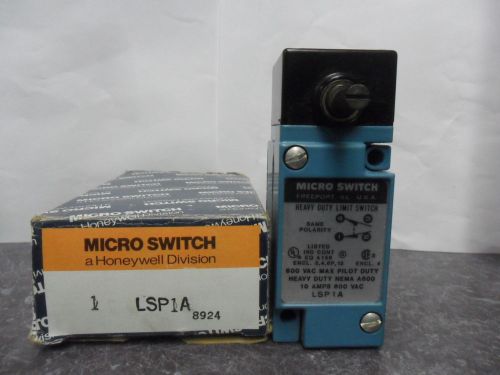New Honeywell Micro Limit Switch LSP1A Heavy Duty Limit Switch 10A 600 Vac NIB
