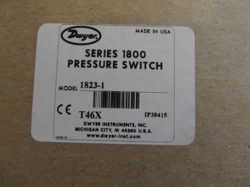 Dwyer Instruments Pressure Switch 1800 Series 1823-1 NEW in Box