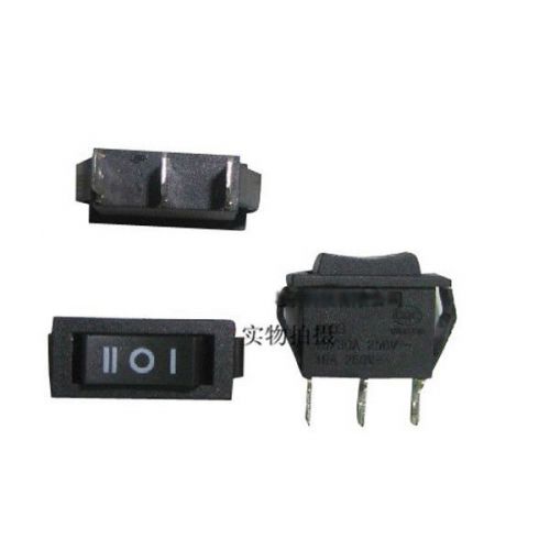 25pcs large current rocker switch (on)-off-(on) power switch 250vac 16a 3pins for sale
