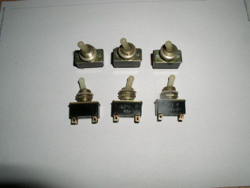 Military Russian Toggle Switch DPST On-Off. NOS. # 6