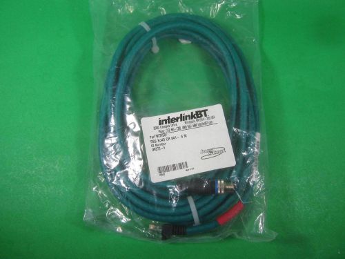 Turck/Interlink BT Cable -- RSS RJ45 CR 841-5M/U9373-5 -- New