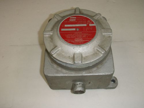 Crouse hinds gub01 1 22  explosion proof enclosure with two 3/4 hubs for sale