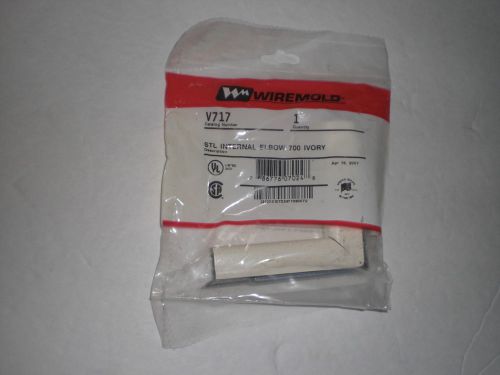 WIREMOLD  V717 STEEL INTERNAL ELBOW 700 IVORY  PACK WITH 1
