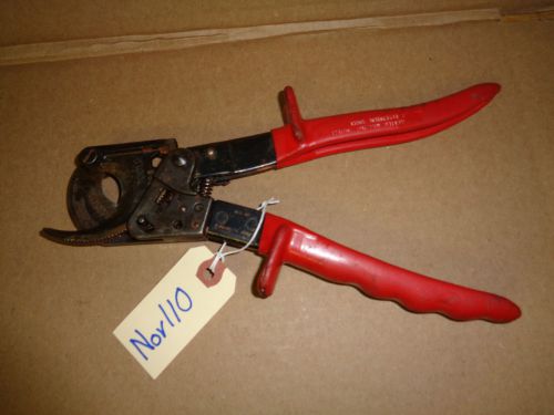 Klein tools 63060 ratcheting  cable cutter shear cut  nov110 for sale