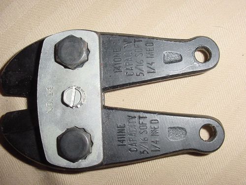 Nos h.k. porter hkp 1413 ne re bolt cutter head 5/16 soft 1/4 medium new usa for sale