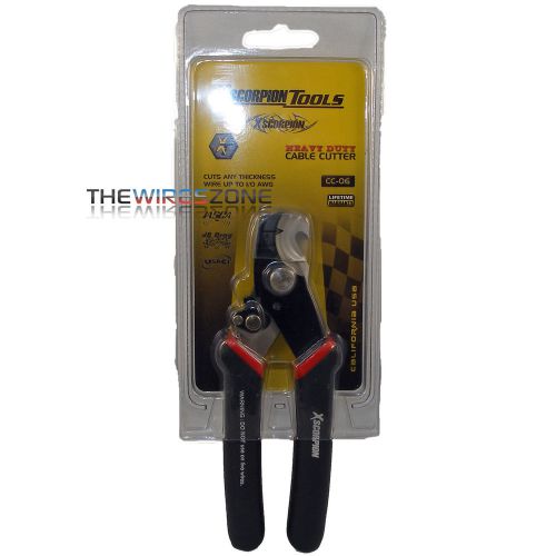 Heavy duty speaker wires/power cables cutter &amp; stripper 24 gauge up to 0 gauge for sale
