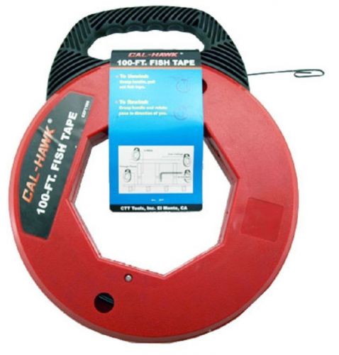 100ft fish tape wire cable puller electricians reel tape free quick shipping for sale