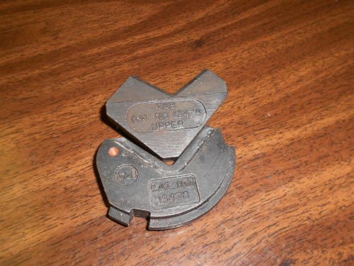 Thomas &amp; betts 13478 upper and lower  crimping die set  used for sale