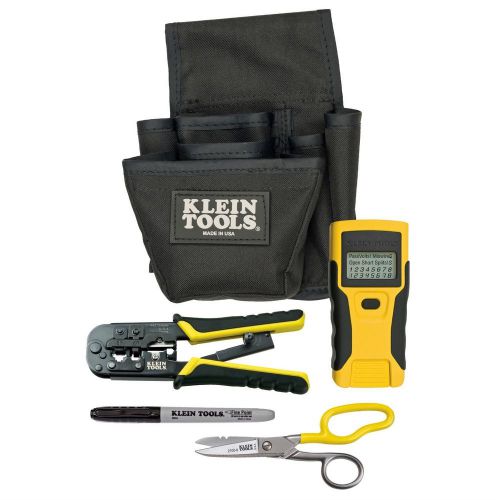 Klein tools vdv026-812 modular installation and test kit w/ free rj45 plugs for sale
