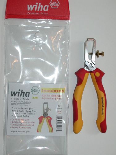 Wiha Adjustable Insulated Stripping Pliers 32947