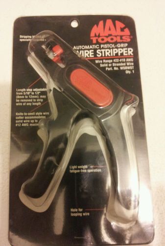 Mac Tools automatic pistol grip wire stripper part # WSBWST made in Germany