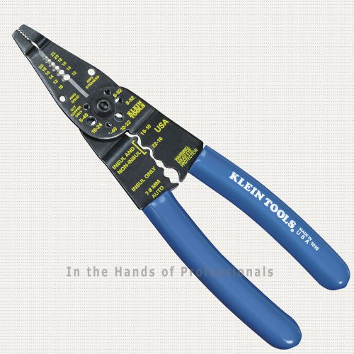 Klein tools 1010 multi-purpose wire stripper cutter w/screw shearing &gt; new for sale