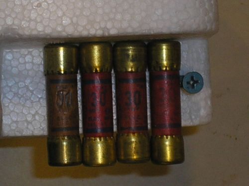 Eagle class h fuse 30a 250v(lot of 4) for sale