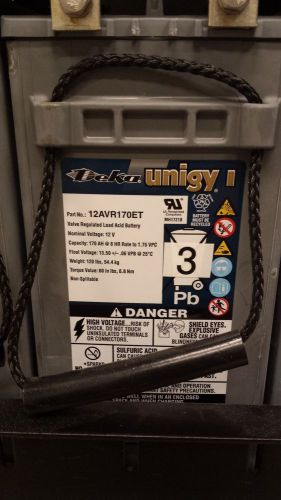 Deka unigy 1 valve regulated lead acid battery for sale