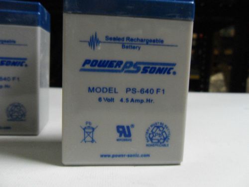 (M1) 3 NEW POWER SONIC RECHARGEABLE BATTERY