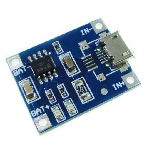 10pcs 15v micro usb 1a 18650 lithium battery charging board charger module for sale