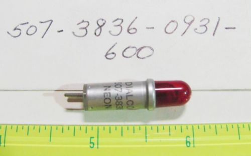 1 x dialight 507-3836-0931-600 125v stovepipe red neon datalamp cartridge new for sale