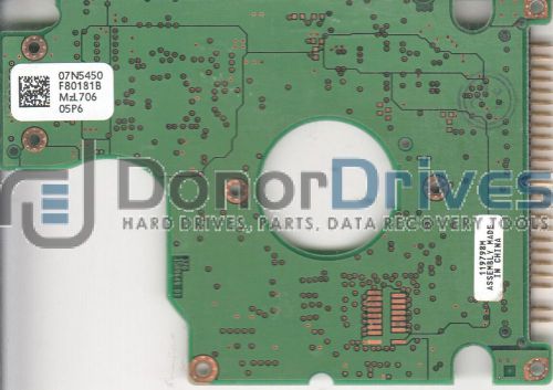 IC25N010ATDA04-0, 07N5450 F80181B, 07N7162, H32162, IBM IDE 2.5 PCB + Service