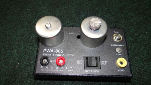 Prostat pwa-805 esd wrist strap auditor for sale