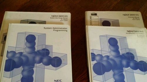 NEC Lot of ICS/IMX/IPX Manuals (NEAX 2400)