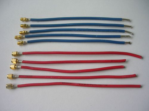 RF SMA COAXIAL FLEXIFORM / SUCOFORM CABLE WITH SMA  LOT OF 5 MALE AND  5 FEMALE
