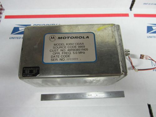 Motorola 5 mhz quartz oscillator frequency standard #2 for sale