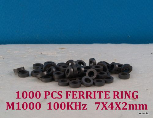 1000 pcs ferrite ring m1000nn-3k 7x4x2mm  100khz  original soviet made  rare for sale